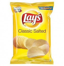 Lay's Classic Salted Potato Chips   Pack  52 grams